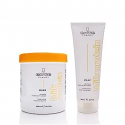 Маска для вьющихся и пористых волос ENVIE LUXURY MILK 1000ml с молочными протеинами 