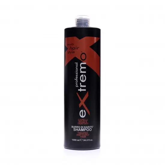Шампунь для вьющихся волос и химической завивки с карите EXTREMO 1000ml Шампунь для вьющихся волос и химической завивки с карите EXTREMO 1000ml